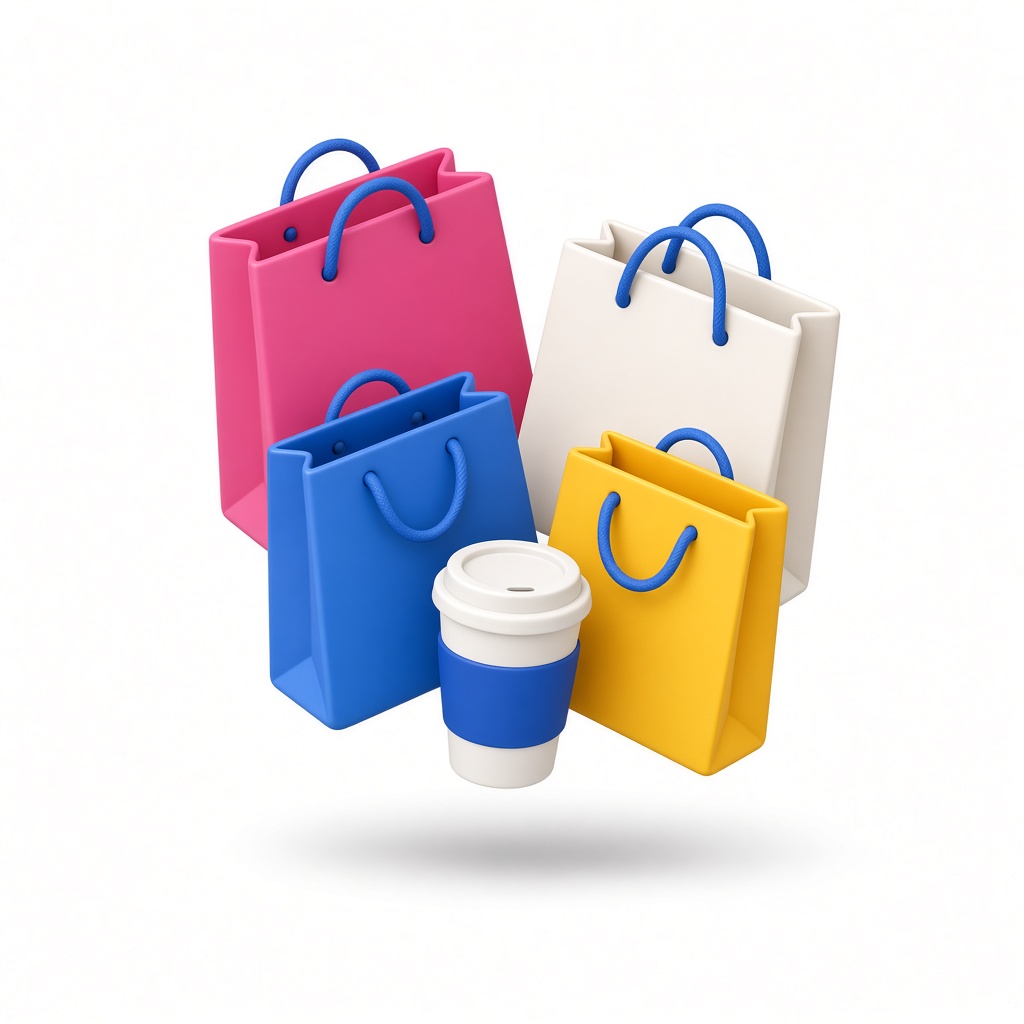 Shopping mall indoor navigation directing visitors to stores